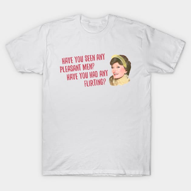 GOLDEN GIRLS x JANE AUSTEN Series — Blanche Deveraux as Lydia Bennet T-Shirt by Xanaduriffic